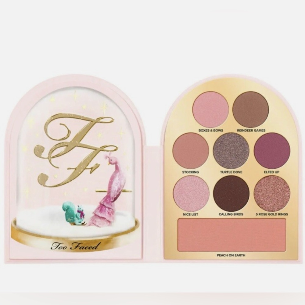 Too Faced Let it Snow Globes Holiday Eyeshadow Palette Set - Picture 4 of 6